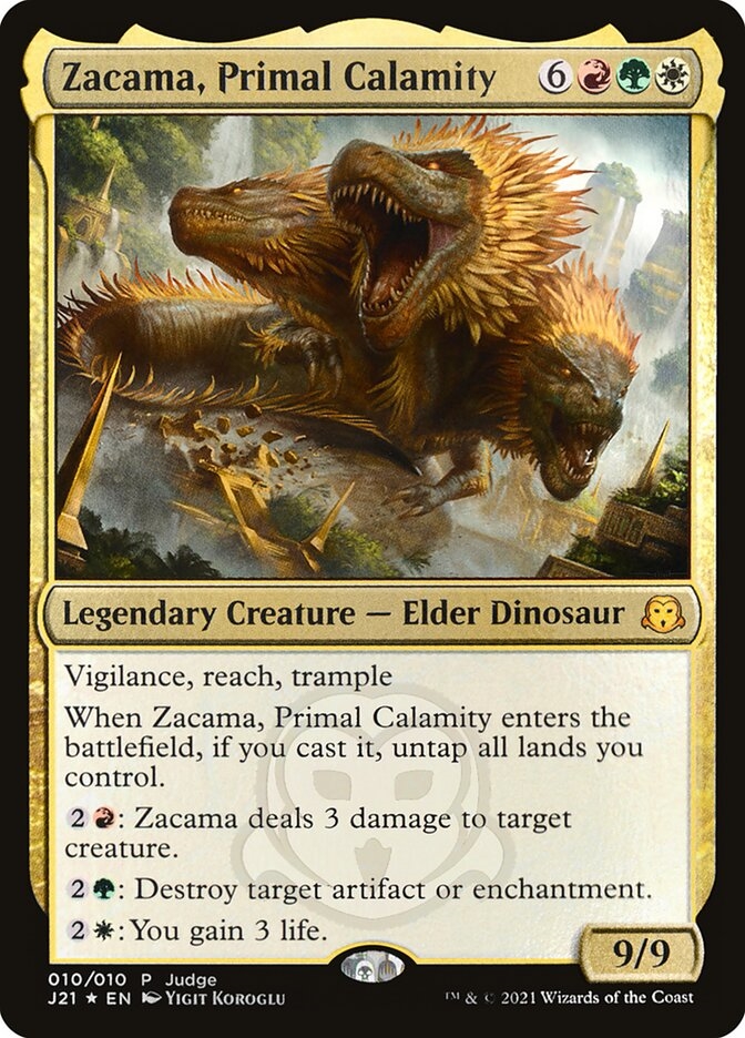 Zacama, Primal Calamity Judge Rewards Promo 2021
